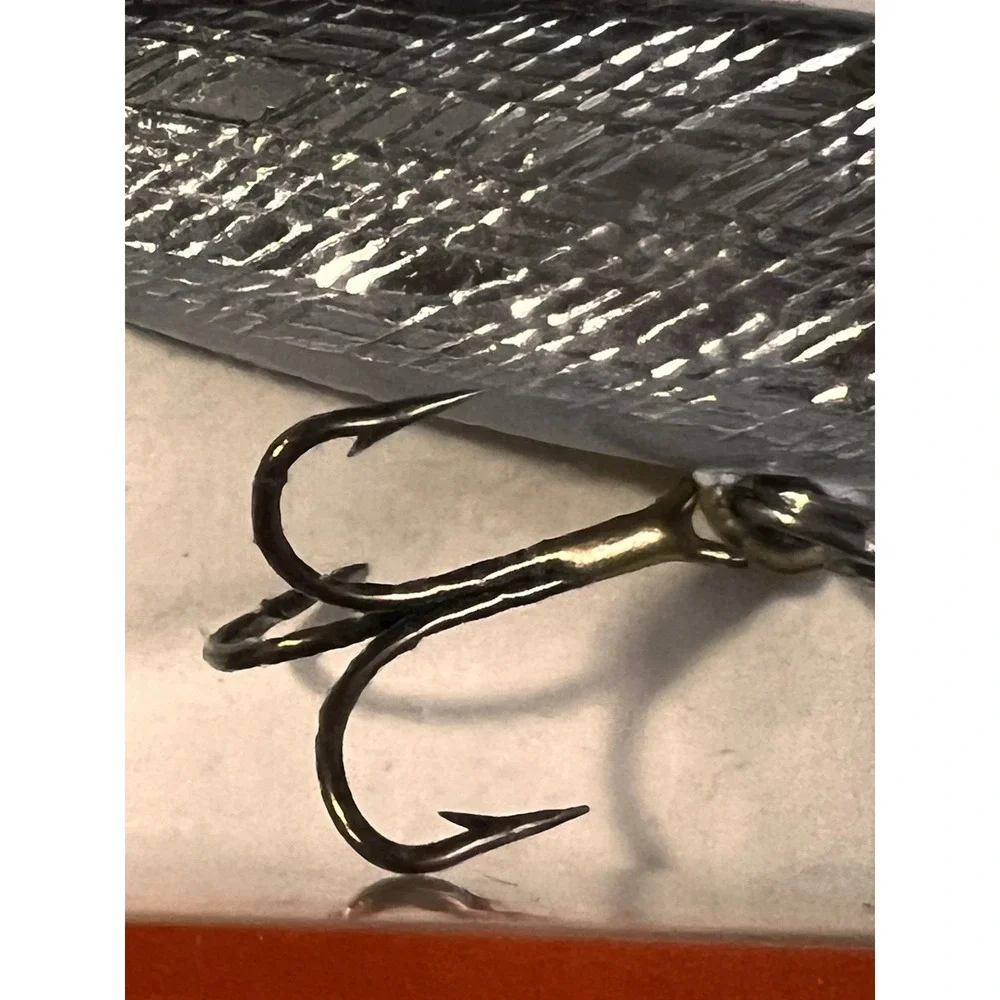 Vintage Kingsword #296 Japan Fishing Lure NIP Silver Black Minnow Willis Import